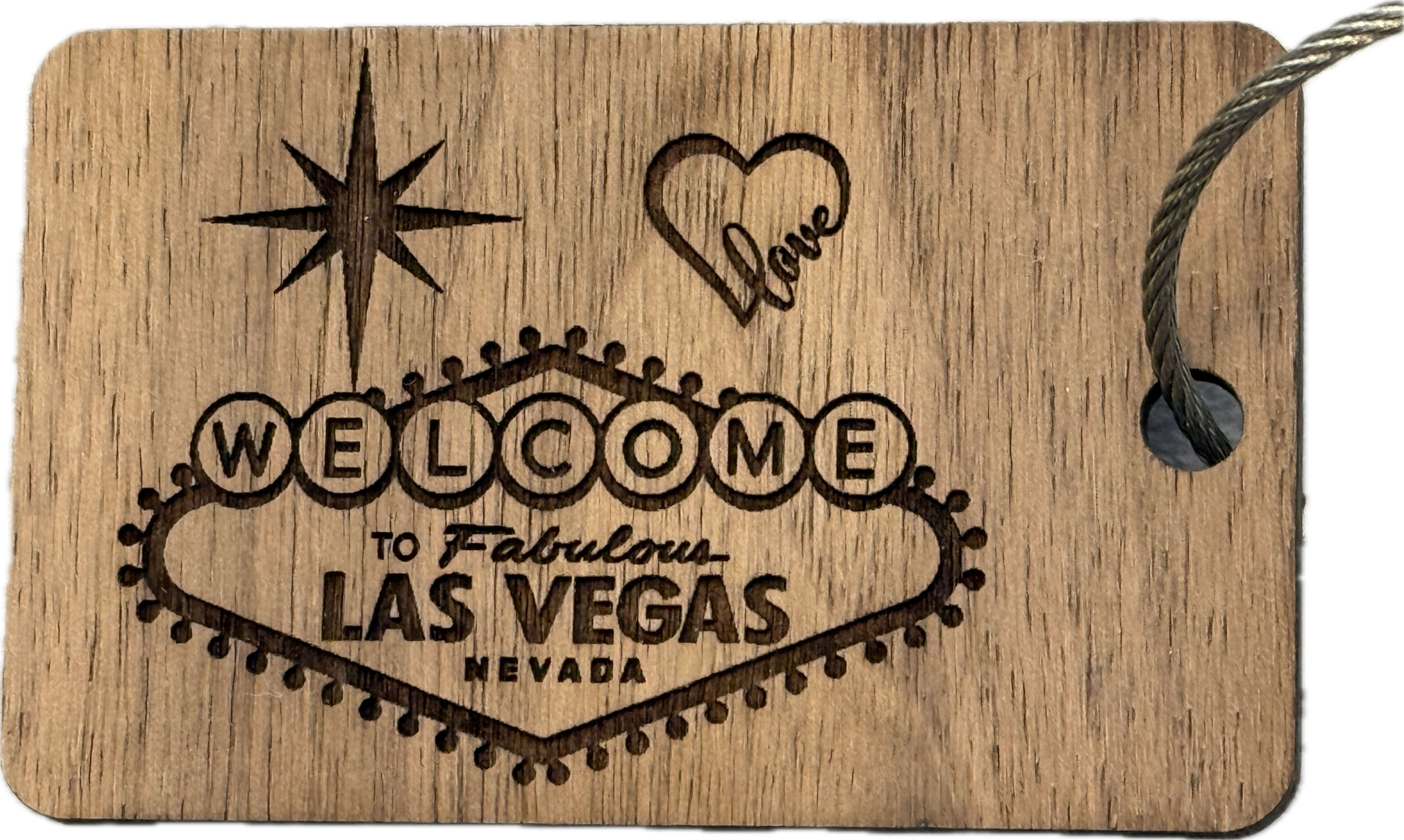 Walnut Lugguage Tags